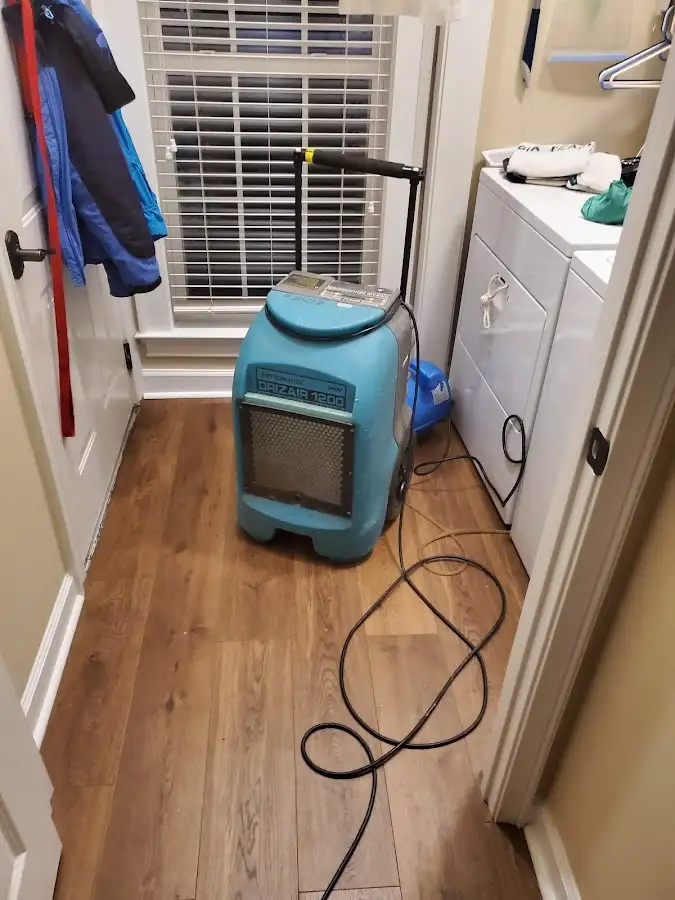 Commercial dehumidifier deployed for Flood Damage Cleanup in Schertz