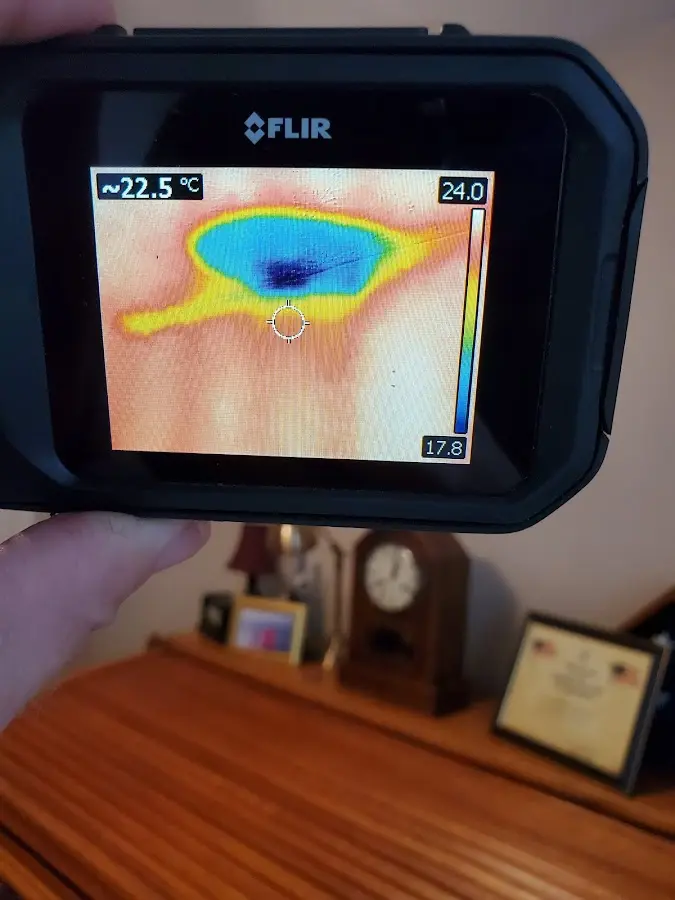 Thermal imaging inspection for water damage in Schertz